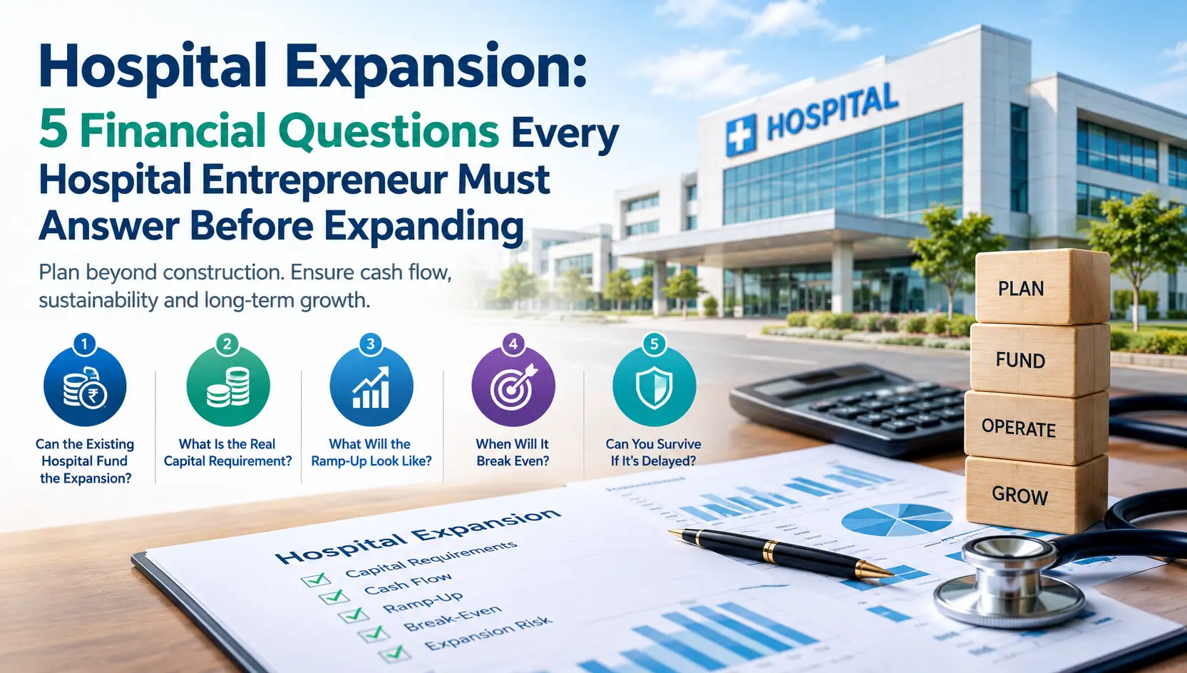 Hospital Expansion Financial Planning Banner